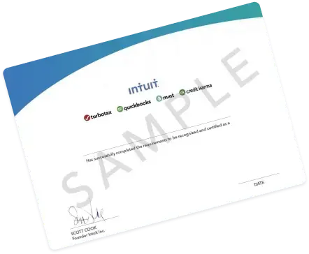 Cerfificate of Intuit