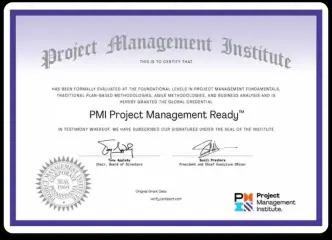 PMI Certificate