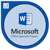 Word Expert (Office 2019) Certification