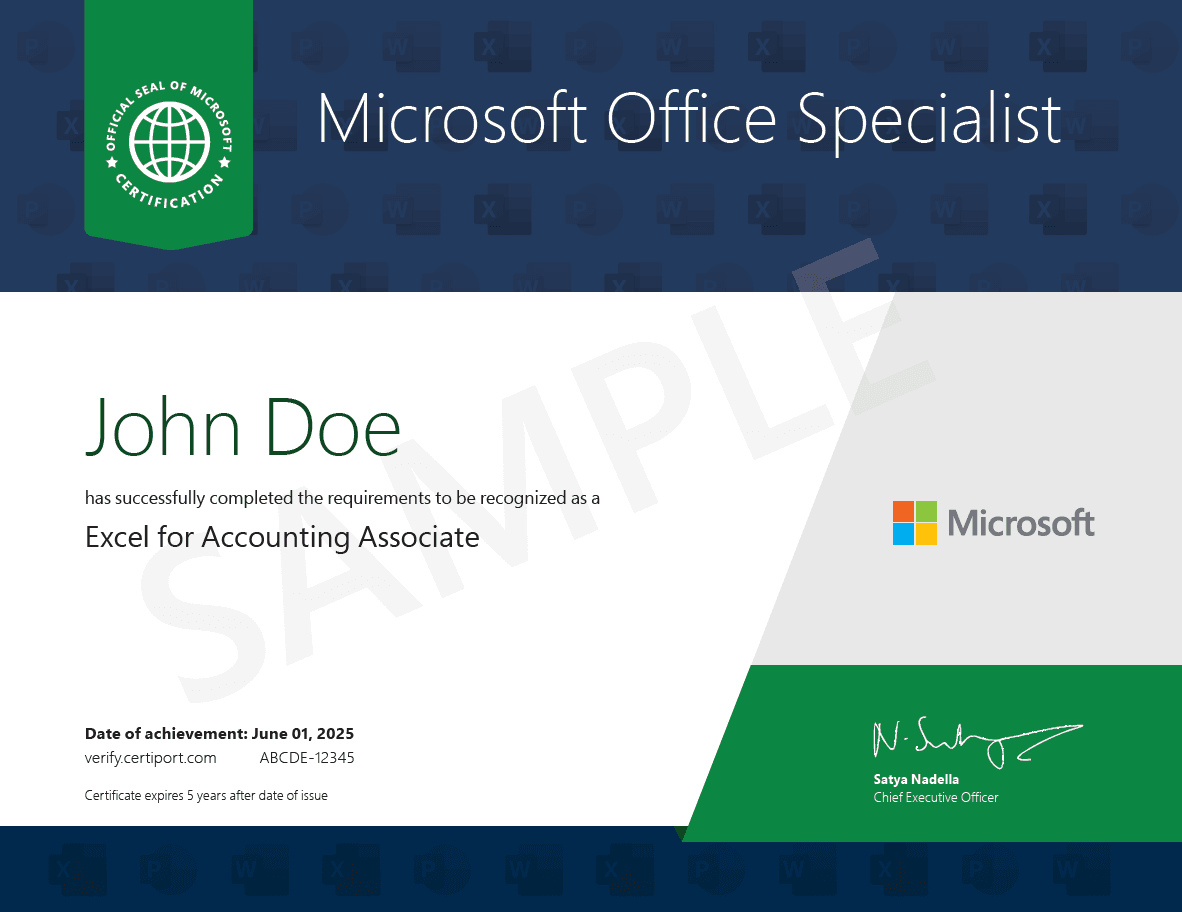 sample certificate
