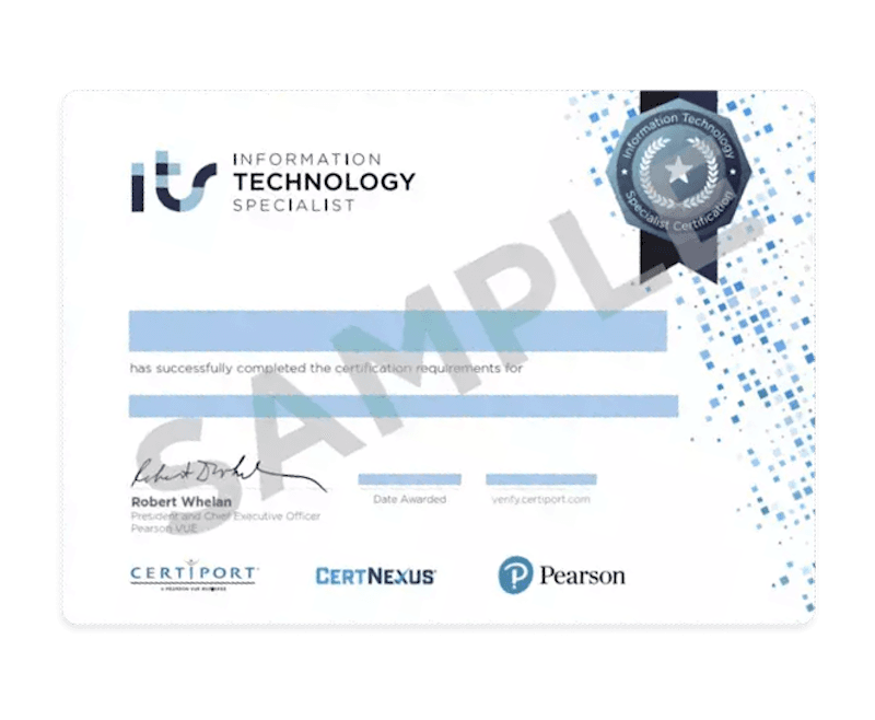 sample certificate