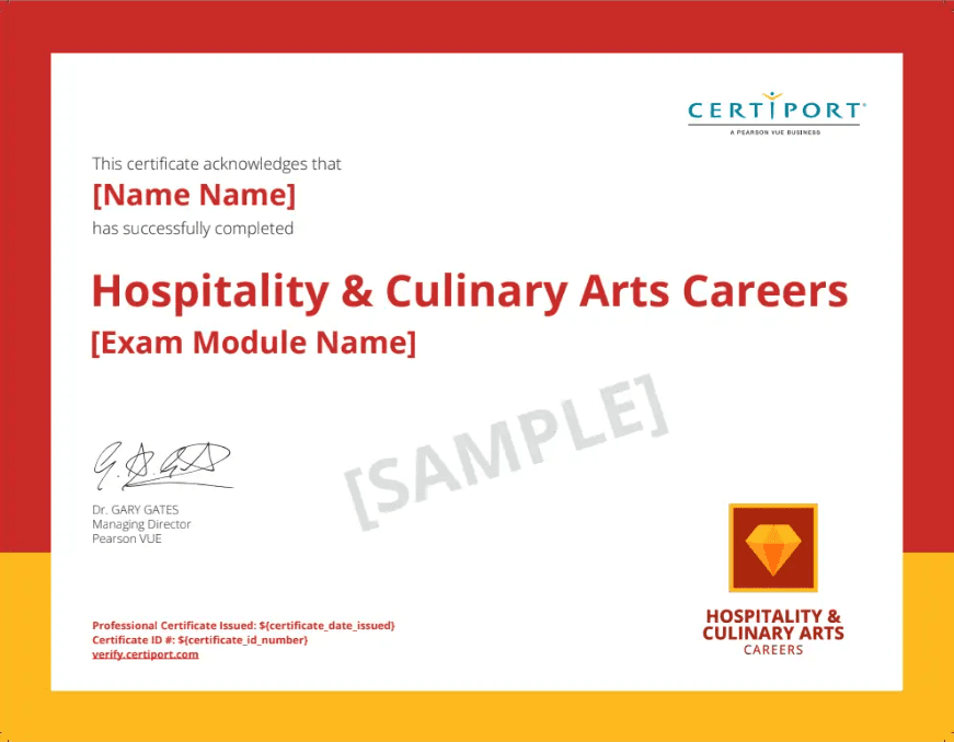 sample certificate