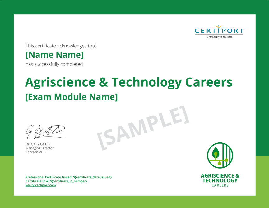 sample certificate