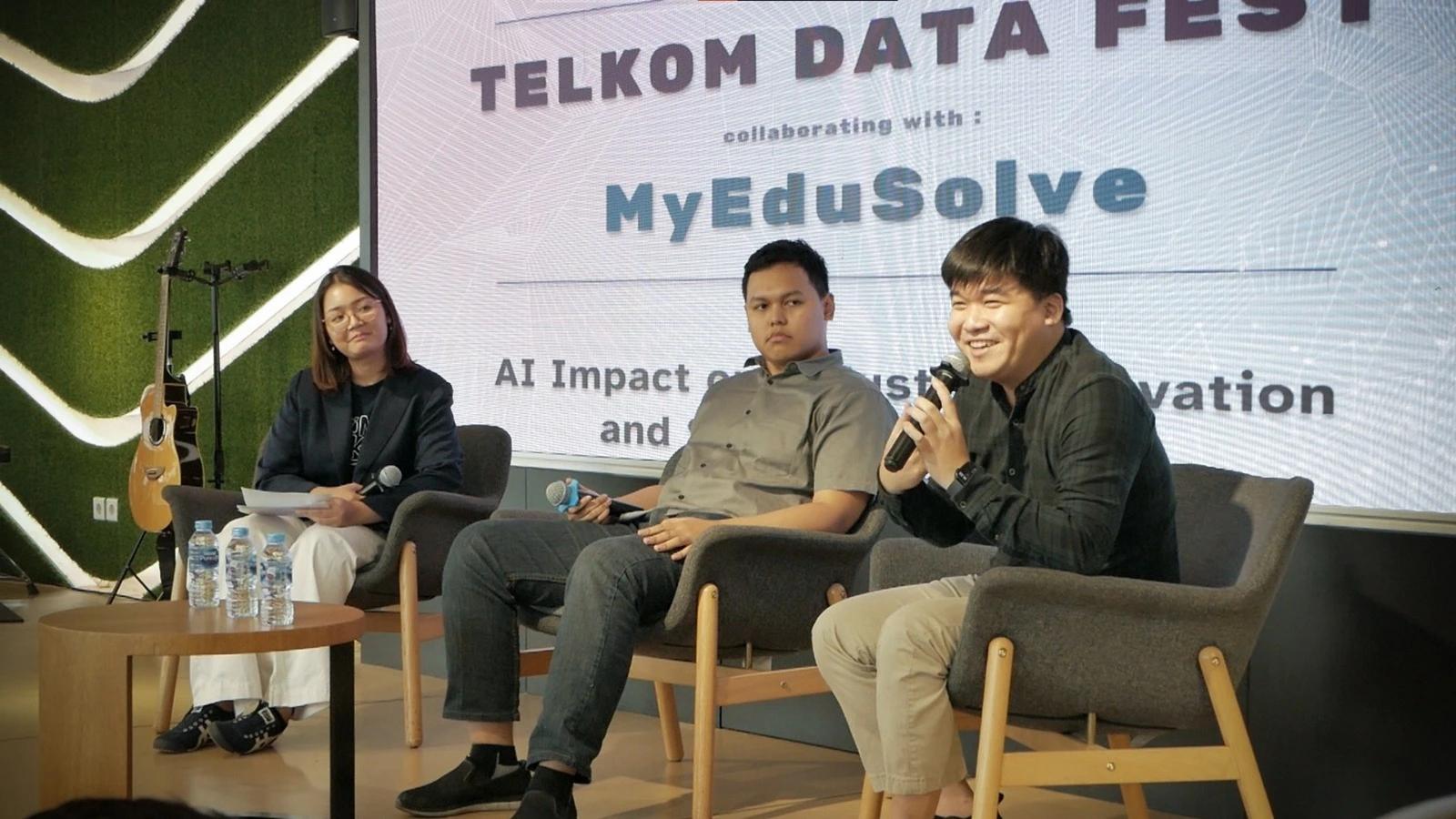 Telkom Data Fest X MyEduSolve: Seminar Dampak AI pada Inovasi Industri dan Pengembangan Keterampilan cover