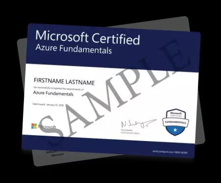 sample certificate