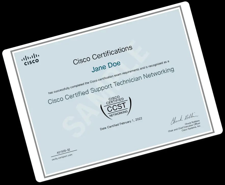 Cerfificate of Cisco