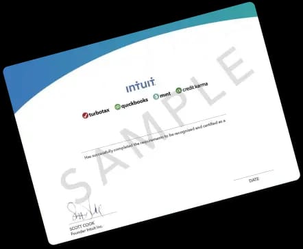 Cerfificate of Intuit