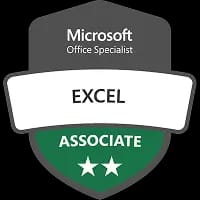 MOS Excel Associate logo