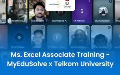 Microsoft Excel Associate Training - MyEduSolve x Telkom University cover