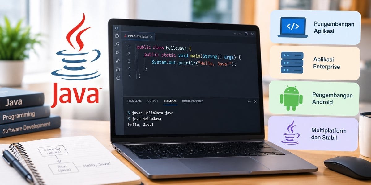Apa Itu Java? Pengertian, Fungsi, dan Alasan Dipakai untuk Pemrograman cover