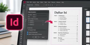 Cara Membuat Daftar Isi Otomatis di Adobe InDesign untuk Dokumen Panjang cover