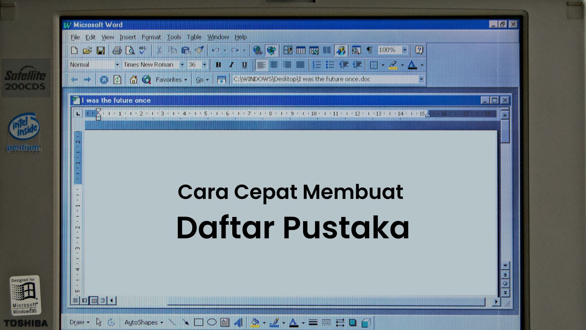 Cara Cepat Membuat Daftar Pustaka di Microsoft Word cover