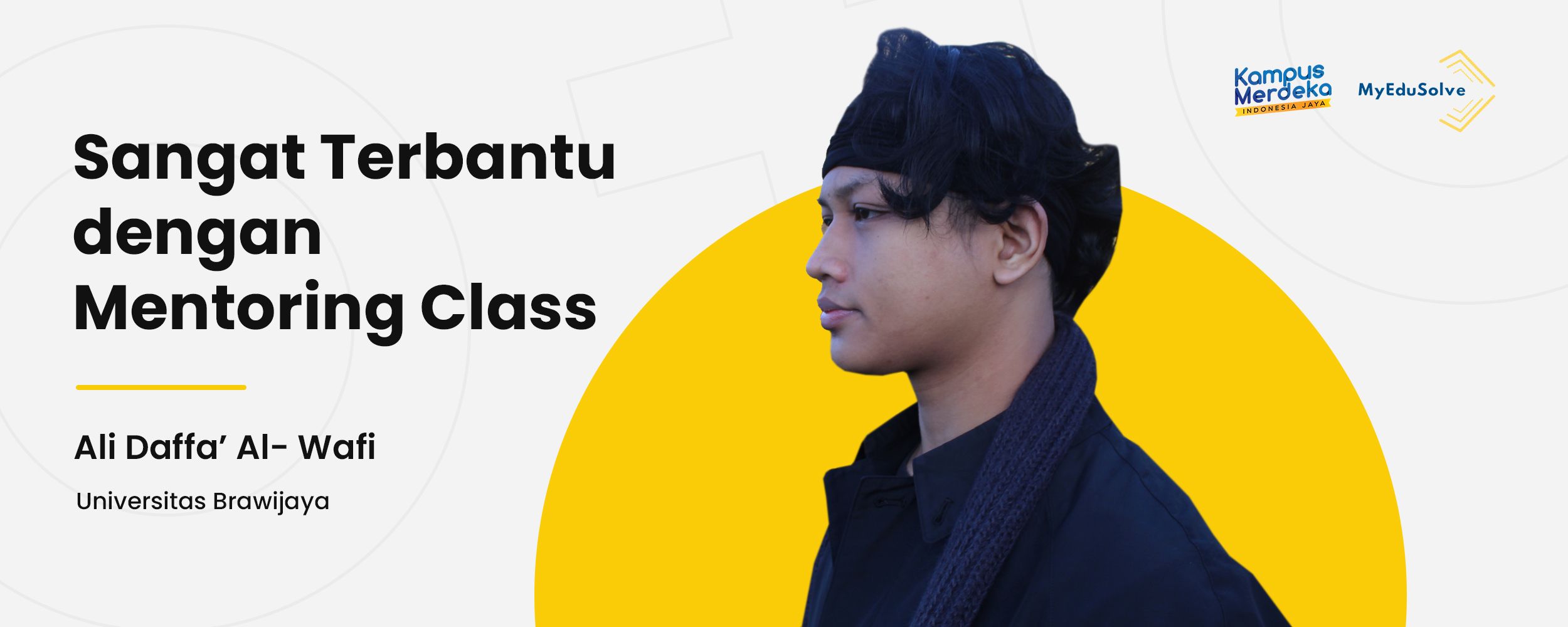 Lolos Beasiswa Magang Bank Indonesia, Ali Daffa: Sangat Terbantu dengan Mentoring Class cover