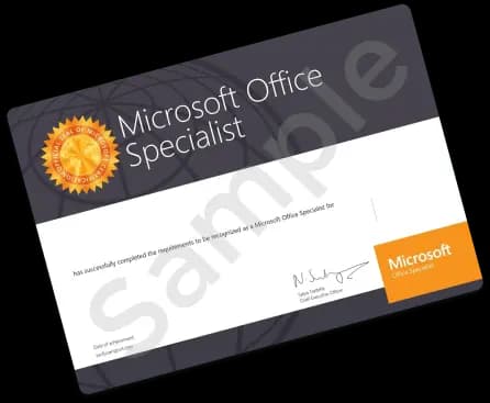 Cerfificate of MOS