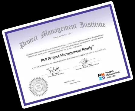 Certificate of PMR