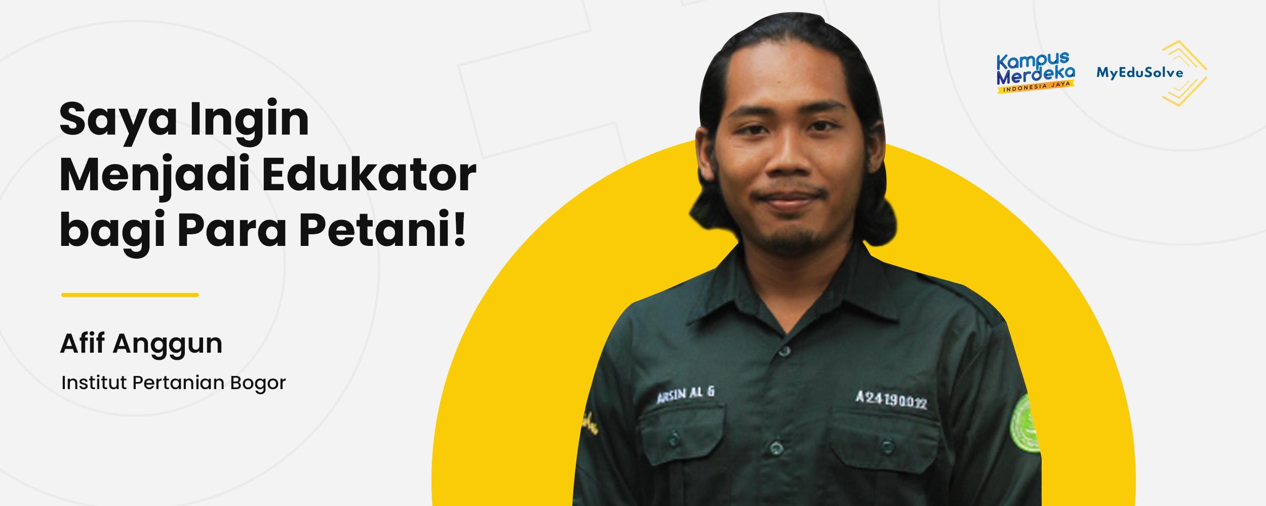 Bercita-cita Menjadi Agronomist, Afif Anggun: Saya Ingin Menjadi Edukator bagi Para Petani! cover