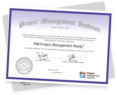 Project Management Institute Sample Certificates