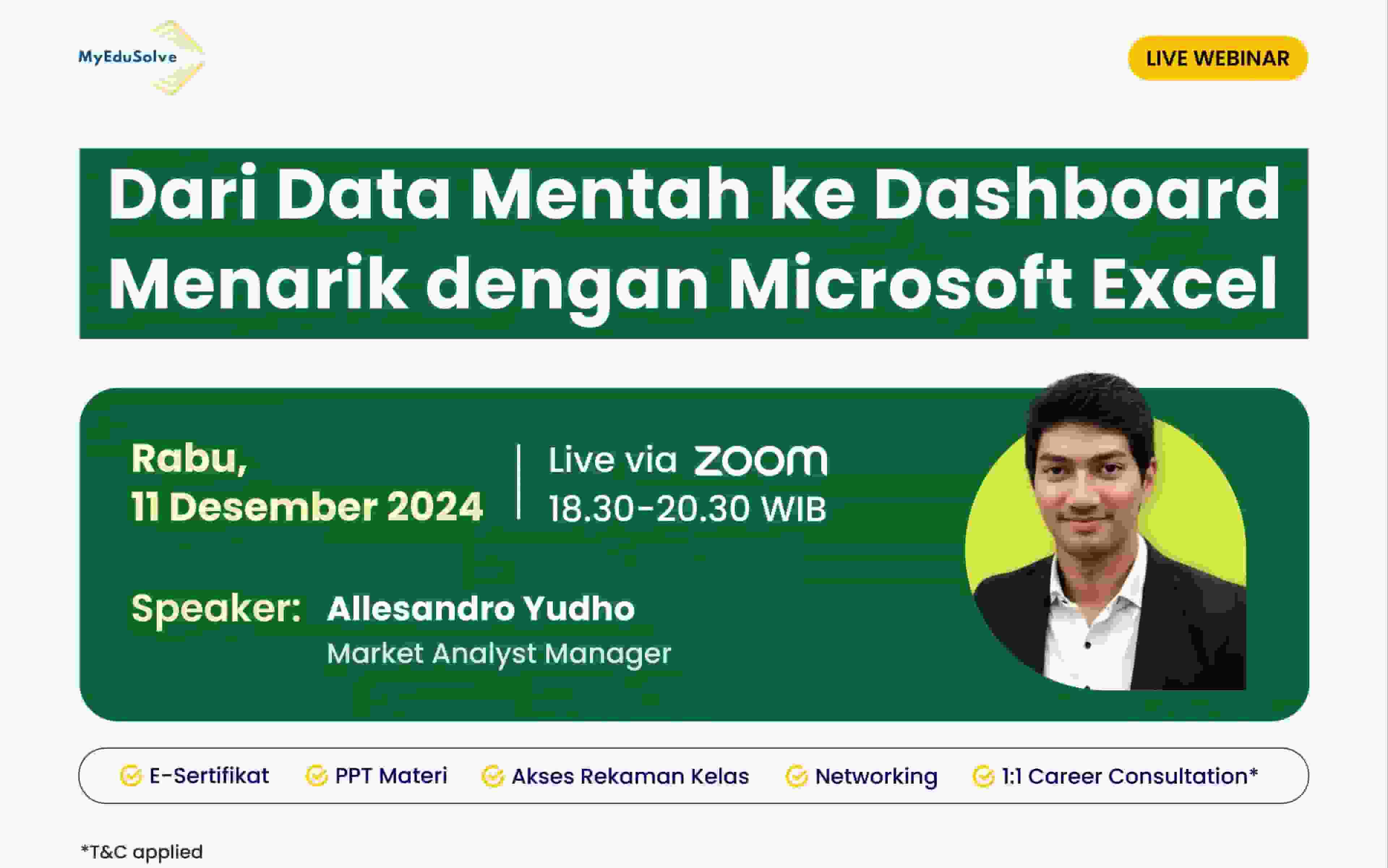 From Raw Data to Attractive Dashboards with Microsoft Excel